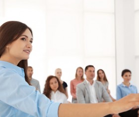 Business trainer Stock Photo 04