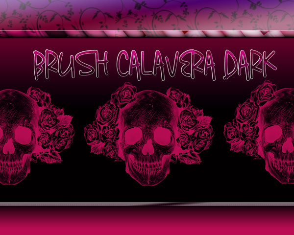 Calavera dark photoshop brushes