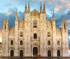 Cathedral of Milan Stock Photo