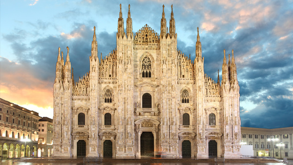 Cathedral of Milan Stock Photo
