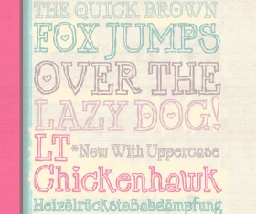 Chicken hawk Font