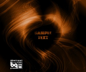 Chocolate color background with abstract heart vector