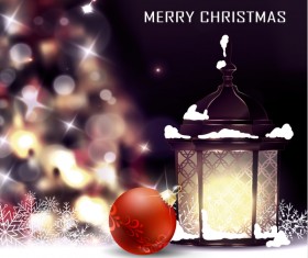 Shiny christmas red background design vector 02