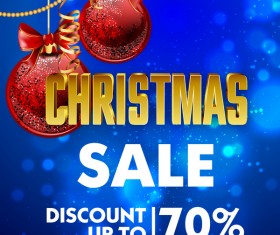 Christmas with new year cards blue styles vector 03