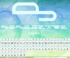Cocoonian font