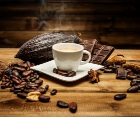 Coffee Bean Cocoa Chocolate Stock Photo