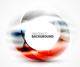 Colorful circle with abstarct background art vector 01