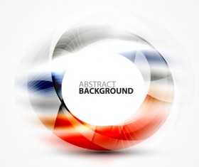 Colorful circle with abstarct background art vector 04