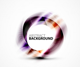 Colorful circle with abstarct background art vector 08