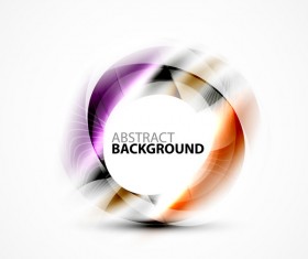 Colorful circle with abstarct background art vector 11