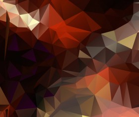 Complicated polygon geometric background vector 02