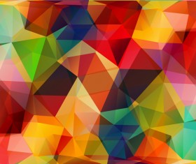 Complicated polygon geometric background vector 06