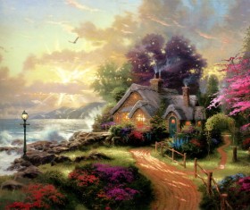 Country house painting HD picture