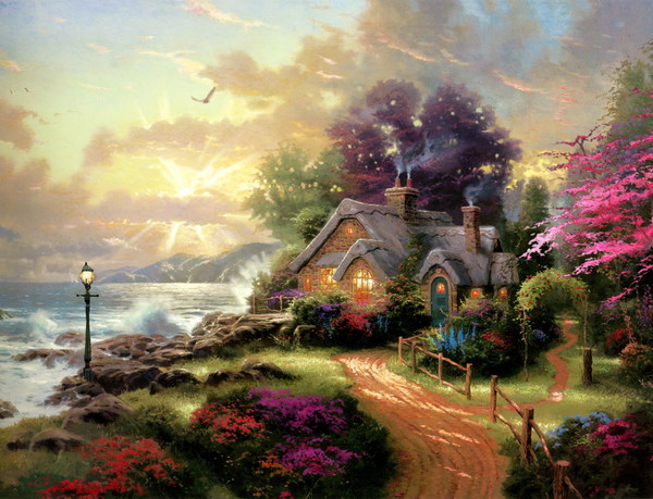 Country house painting HD picture
