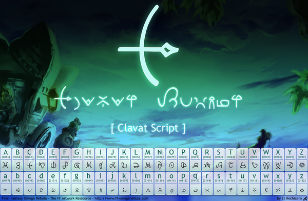 Crystal Chronicle font