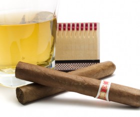 Cuban cigar matches Stock Photo