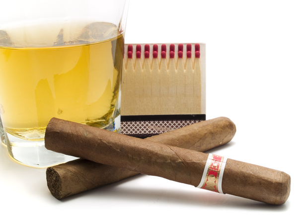 Cuban cigar matches Stock Photo