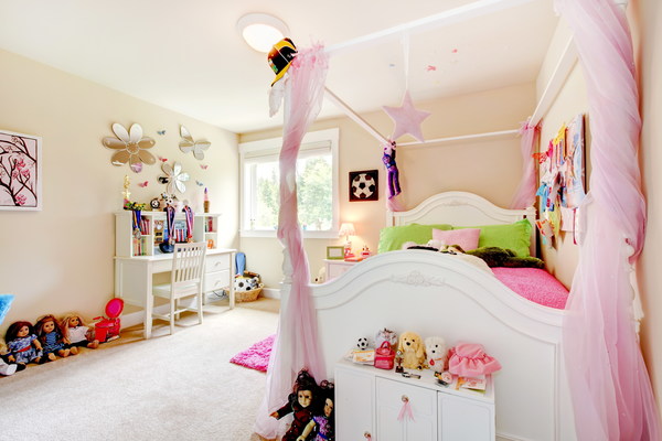 Cute pink children's room HD picture