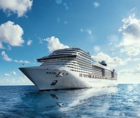 Different Cruise Ships Stock Photo 03