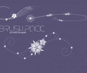 Dream floral photoshop brushes