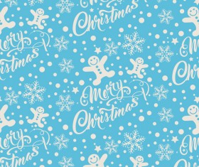 Elegant christmas pattern template seamless vector 01