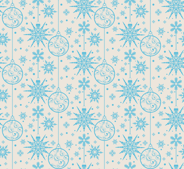 Elegant christmas pattern template seamless vector 02