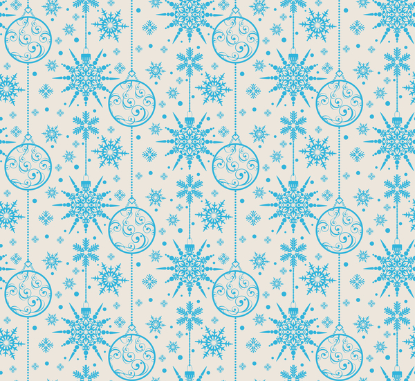 Elegant christmas pattern template seamless vector 06