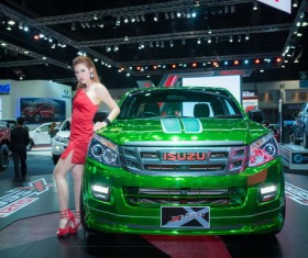 Europe and the United States car models beauty Stock Photo