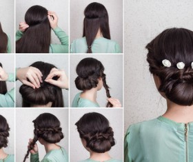 Fashion female hair styling HD pictures 01