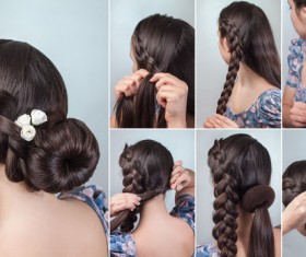 Fashion female hair styling HD pictures 02