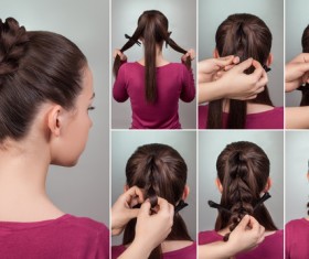 Fashion female hair styling HD pictures 05