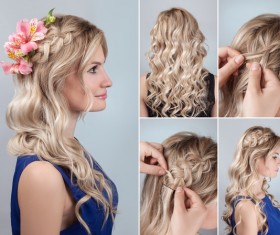 Fashion female hair styling HD pictures 09