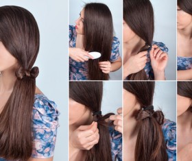 Fashion female hair styling HD pictures 13