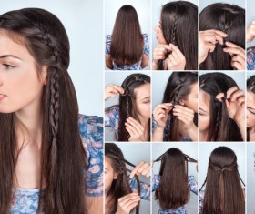 Fashion female hair styling HD pictures 14