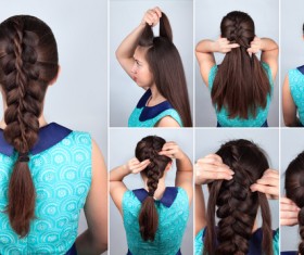 Fashion female hair styling HD pictures 15