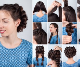 Fashion female hair styling HD pictures 19