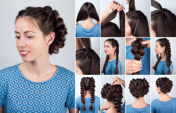 Fashion female hair styling HD pictures 19