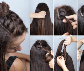 Fashion female hair styling HD pictures 23