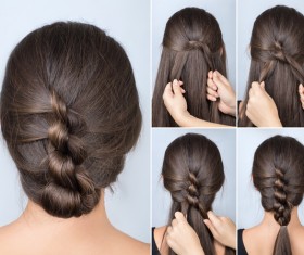 Fashion female hair styling HD pictures 24