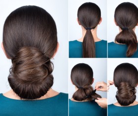 Fashion female hair styling HD pictures 34