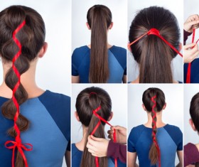 Fashion female hair styling HD pictures 36