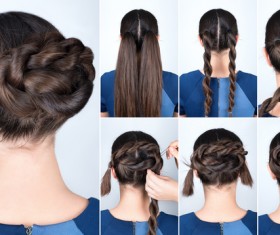 Fashion female hair styling HD pictures 38