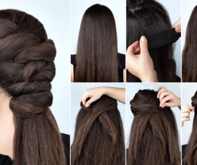 Fashion female hair styling HD pictures 40