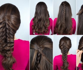 Fashion female hair styling HD pictures 45
