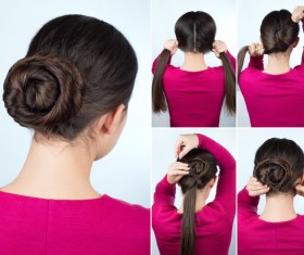 Fashion female hair styling HD pictures 48