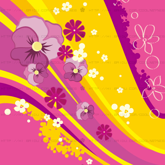 Fashion floral with abstract background vector 05