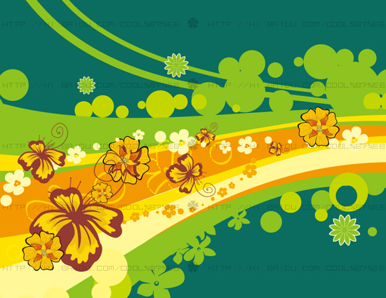 Fashion floral with abstract background vector 21