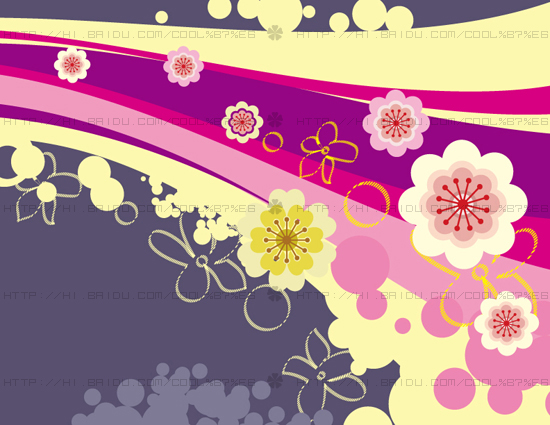 Fashion floral with abstract background vector 22