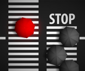 Fashion umbrellas background creative design vector 02