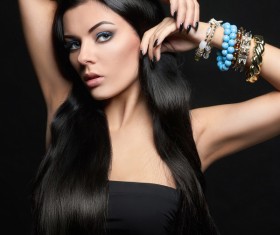 Fashionable women with special bracelets HD picture 02